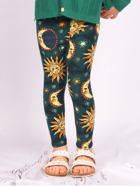 Kids Sun Print Stretchy Legging 